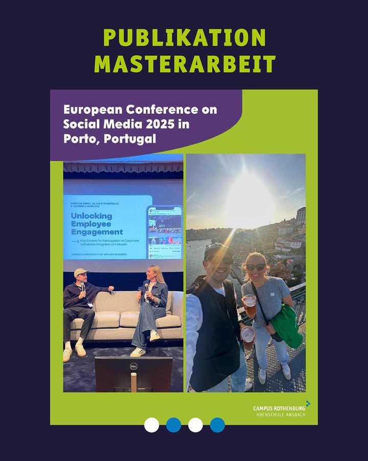 Publikation der Masterarbeit auf internationaler Konferenz in Porto